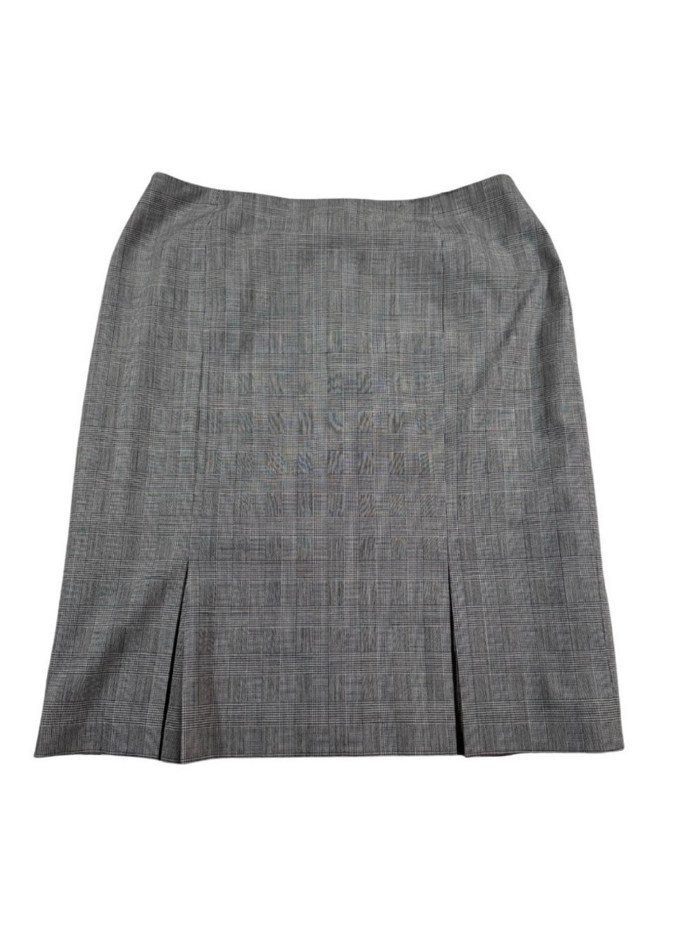 Vintage Jaxsport Wool Blend Plaid lined Skirt • Made in Canada • Size 12 Fall - Picture 2 of 4